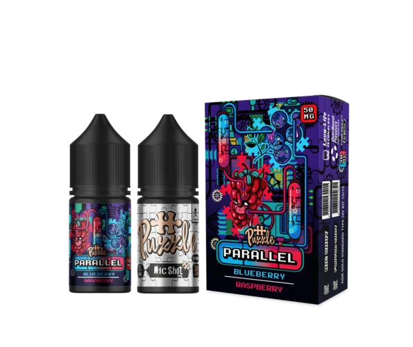 Набір In Bottle Salt Parallel Blueberry Raspberry 30мл (Чорниця + малина), самозаміс
