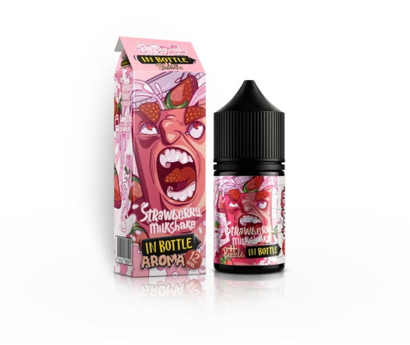 Набор In Bottle Salt Puzzle Strawberry Milkshake 30 мл (Клубника), самозамес