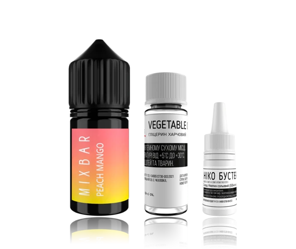 Набор MIX BAR Peach Mango (Персик Манго) 65 мг 30 мл 6,5%, самозамес
