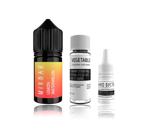Набор MIX BAR Lemon Watermelon (Лимон Арбуз) 65 мг 30 мл 6,5%, самозамес