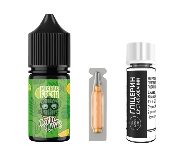 Набор Mix Bar Fresh Cactus Lime 30 мл (Кактус + Лайм), самозамес