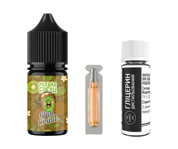 Набор Mix Bar Fresh Kiwi Crunch 30 мл (Киви + Яблоко + Цитрус), самозамес