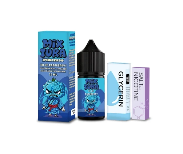 Набір Mixtura Salt Blue Raspberry 30 мл 5% (Малина) самозаміс
