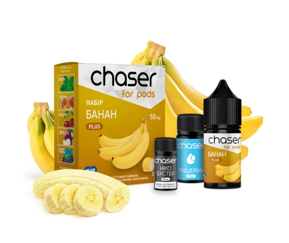 Набір Chaser For Pods Банан 30 мл, самозаміс