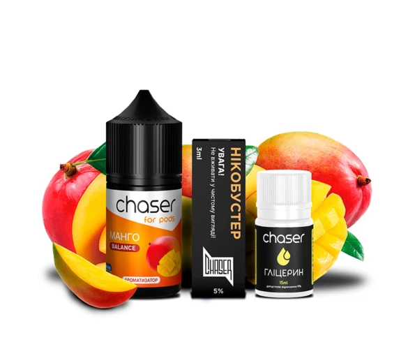 Набор Chaser For Pods Манго 30 мл, самозамес