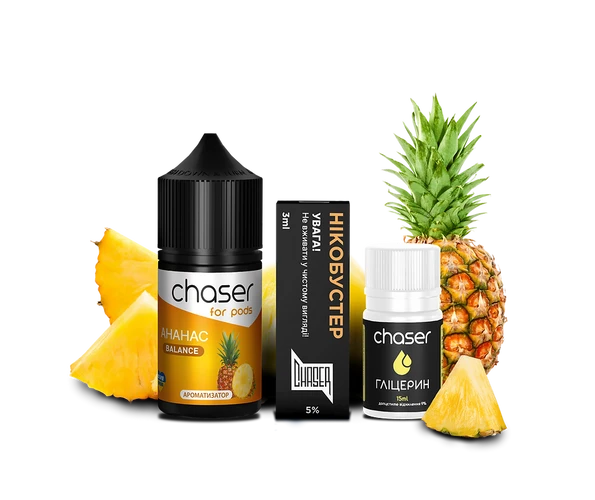 Набор Chaser For Pods Ананас 30 мл, самозамес