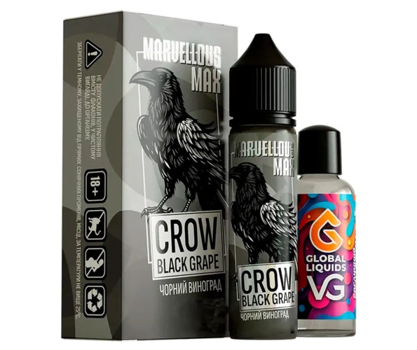 Набор Marvellous Max Crow Black Grape 30 мл (Виноград), самозамес