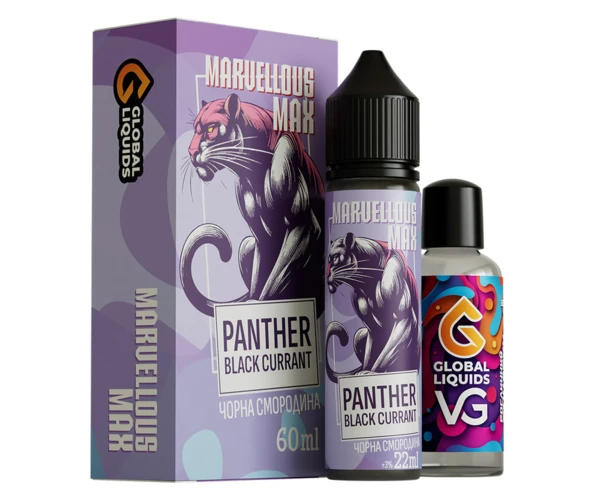 Набір Marvellous MAX Panther Black Currant 60 мл (Чорна смородина), самозаміс