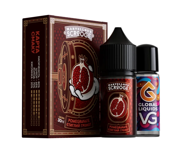 Набор Marvellous Scrooge Ripe Pomegranate 30 мл (Гранат), самозамес