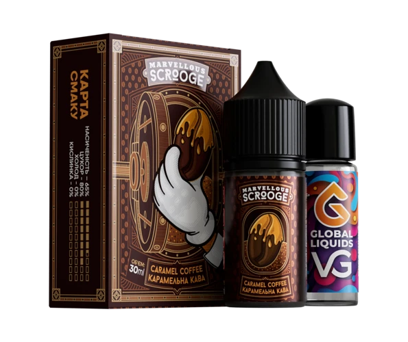Набір Marvellous Scrooge Caramel Coffee 30 мл (Карамельна кава), самозаміс