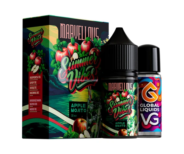 Набор Marvellous Summer Vibes Apple Mojito 30 мл (Яблочный мохито), самозамес