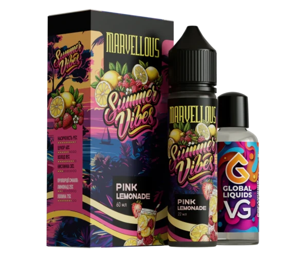 Набор Marvellous Summer Vibes Pink Lemonade 60 мл (Розовый лимонад), самозамес