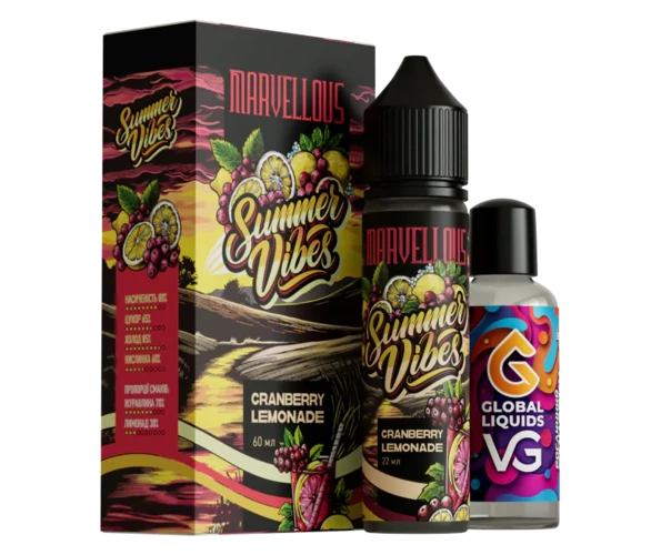 Набір Marvellous Summer Vibes Cranberry Lemonade 60 мл (Журавлинний лимонад), самозаміс