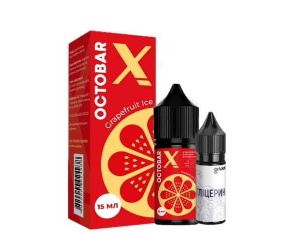 Набір OCTO BAR X Grapefruit Ice 50 мг 30 мл (Грейпфрут), самозаміс