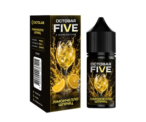 Набор OCTO BAR Five набор Лимончелло Шприц 30 мл, самозамес