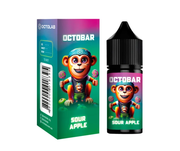 Набір OCTO BAR Sour Apple 30 мл (Кисле яблуко), самозаміс