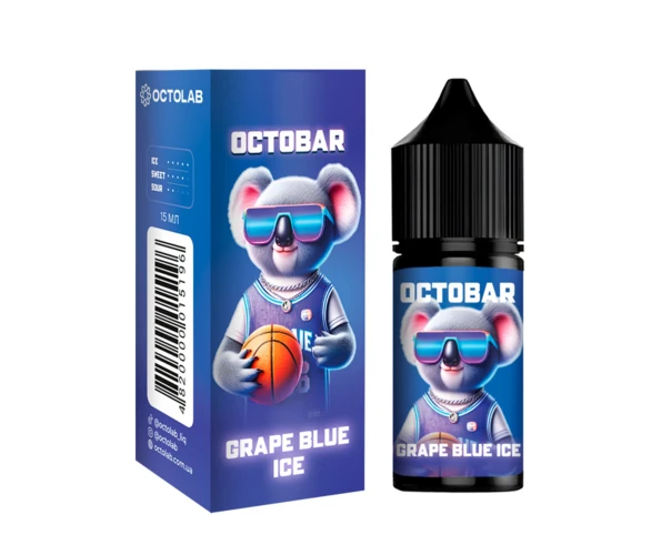 Набор OCTO BAR Grape Blue Ice 30 мл (Виноград со льдом), самозамес