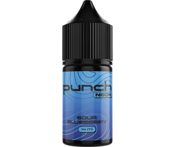 Набір Punch Neon Sour Blueberry 30 мл (Кисла Чорниця), самозаміс
