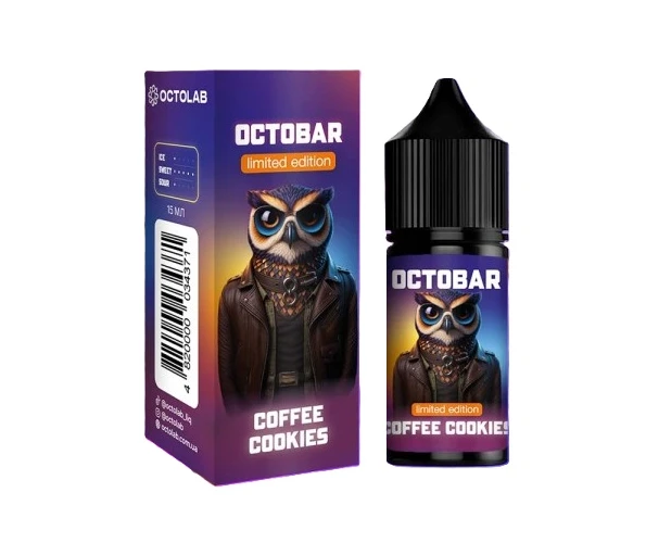 Набор OCTO BAR Limited Coffee Cookies 30 мл (Кофе и печенье), самозамес