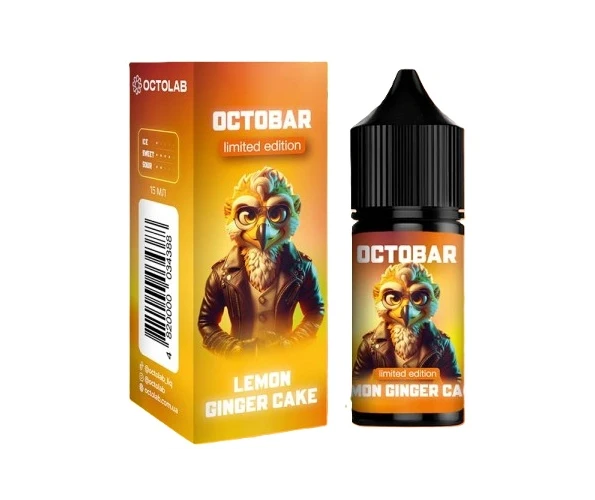 Набор OCTO BAR Limited Lemon Ginger Cake 30 мл (Лимонно-имбирное печенье), самозамес