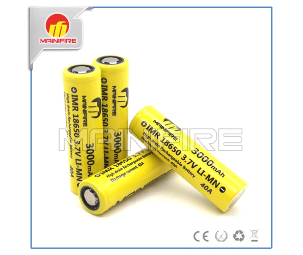 Mainifire 18650 3000 мАч mah (до 40А)