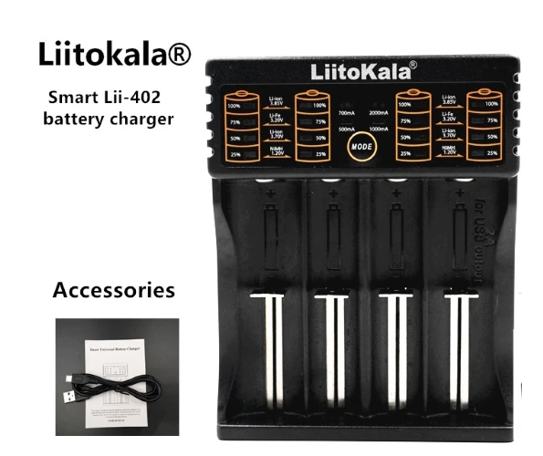 Зарядное устройство Liitokala Lii-402
