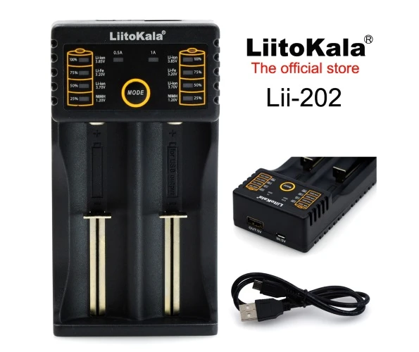 Зарядное устройство Liitokala Lii-202