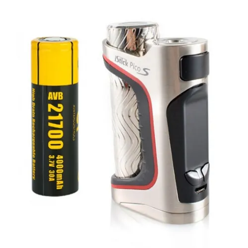 Eleaf iStick Pico S 100W 21700 Silver (c аккумулятором) - Фото 2