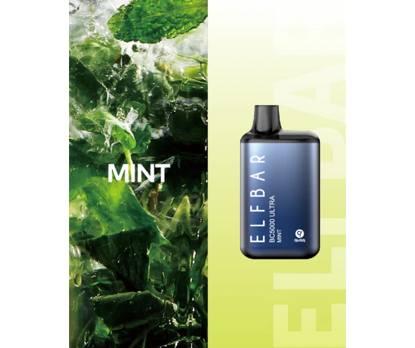Одноразка Pod Elf Bar BC5000 Ultra 13 мл 5% Mint (М'ята) - Фото 5