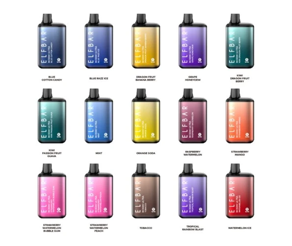 Одноразка Pod Elf Bar BC5000 Ultra 13 мл 5% Dragon Fruit Banana Berry (Тропические фрукты) - Фото 2