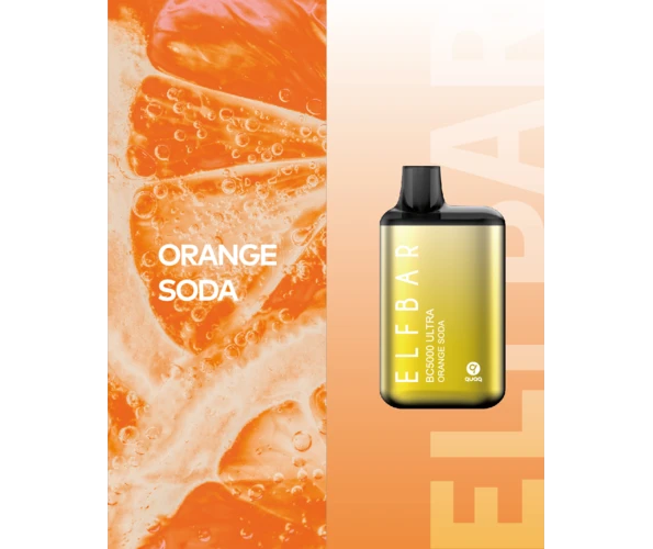 Одноразка Pod Elf Bar BC5000 Ultra 13 мл 5% Orange Soda (Апельсиновая газировка)