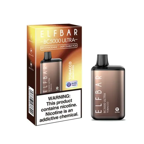 Одноразка Pod Elf Bar BC5000 Ultra 13 мл 5% Tobacco (Табак) - Фото 4