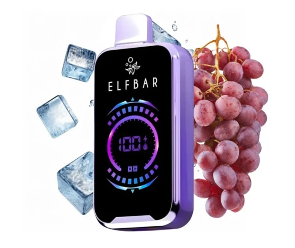 Одноразка Pod Elf Bar FS 18000 800mAh Grape Ice 5% (Виноград)