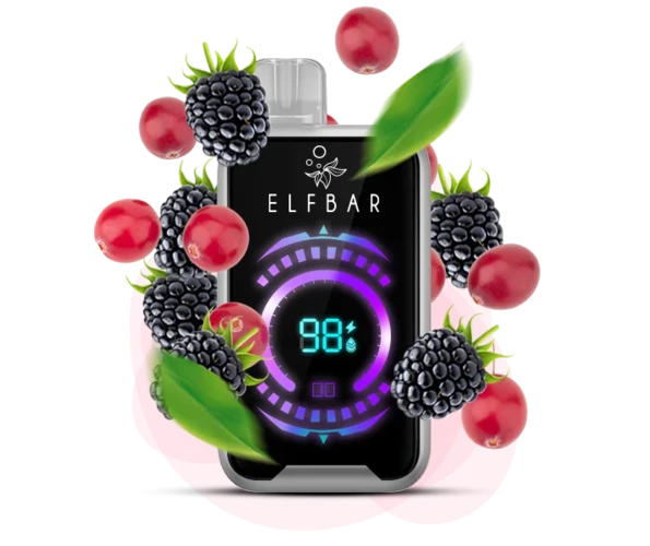Одноразка Pod Elf Bar FS 18000 800mAh Blackberry Cranberry 5% (Черника + клюква)