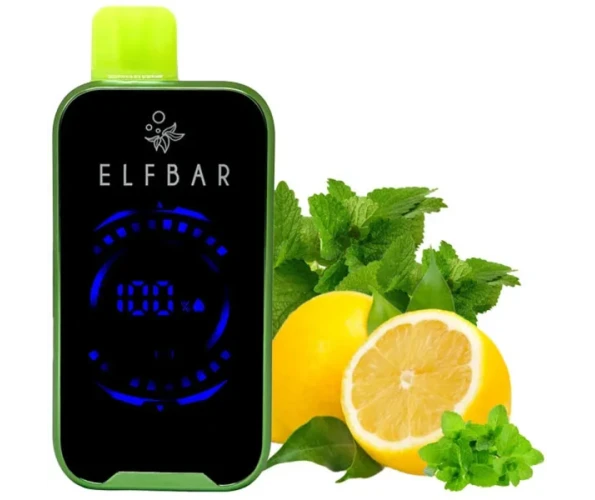 Одноразка Pod Elf Bar FS 18000 800mAh Lemon Mint 5% (Лимон + мята)