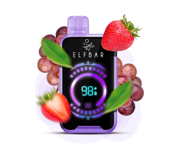 Одноразка Pod Elf Bar FS 18000 800mAh Strawberry Grape 5% (Полуниця + Виноград)