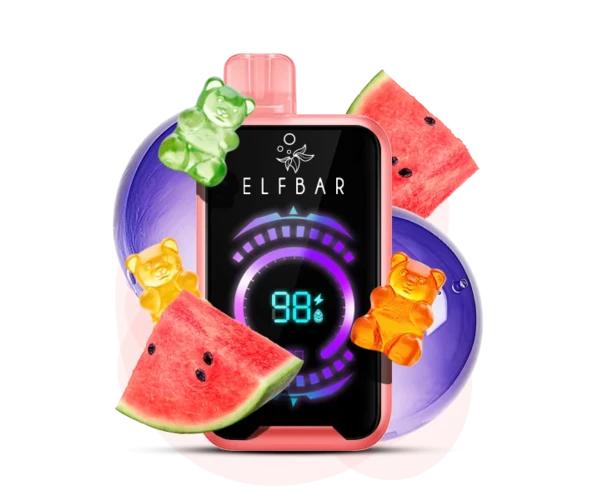 Одноразка Pod Elf Bar FS 18000 800mAh Watermelon Bubble Gum 5% (Арбузная жвачка)