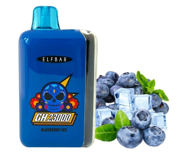 Одноразка Pod Elf Bar GH 23000 Blueberry Ice 5% (Чорниця)
