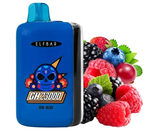 Одноразова Pod Elf Bar GH 23000 MR Blue 5% (Чорниця + Ожина + Малина)