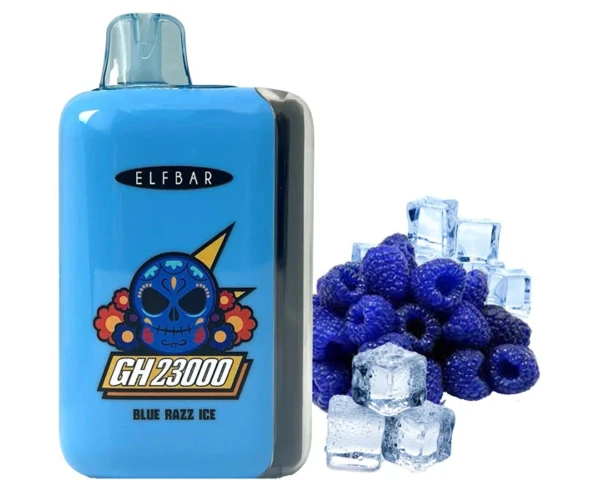 Одноразка Pod Elf Bar GH 23000 Blueberry Raspberry Ice 5% (Чорниця+малина)