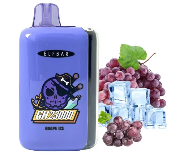 Одноразка Pod Elf Bar GH 23000 Grape Cherry 5% (Виноград + Вишня)