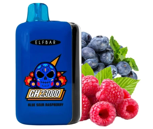Одноразка Pod Elf Bar GH 23000 Blue Sour Raspberry 5% (Кислая малина)