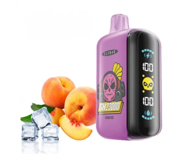 Одноразка Pod Elf Bar GH 23000 Peach Ice 5% (Персик)