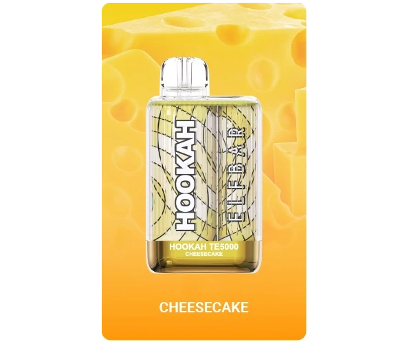 Одноразка Pod Elf Bar Hookah TE 5000 13.5 мл 5% Cheasecake (Чизкейк)
