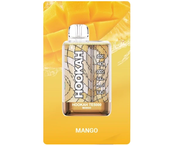 Одноразка Pod Elf Bar Hookah TE 5000 13.5 мл 5% Mango (Манго)