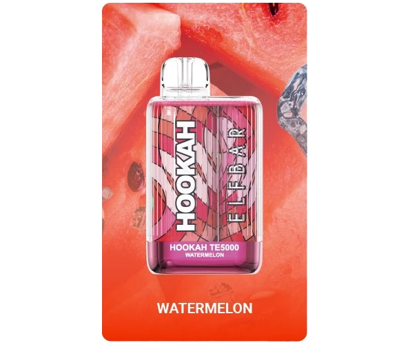 Одноразка Pod Elf Bar Hookah TE 5000 13.5 мл 5% Watermelon (Арбуз)