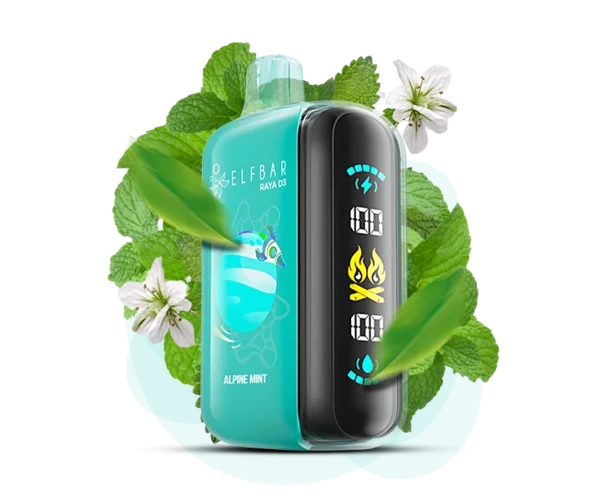 Одноразка Pod Elf Bar RAYA D3 23 мл 5% 25000 Aipine Mint (Ананас М'ята)