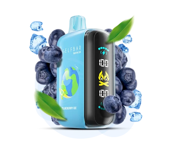 Одноразка Pod Elf Bar RAYA D3 23 мл 5% 25000 Blueberry Ice (Чорниця)