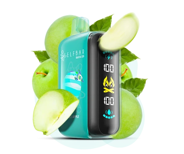 Одноразка Pod Elf Bar RAYA D3 23 мл 5% 25000 Double Apple (Яблуко)