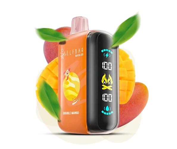 Одноразка Pod Elf Bar RAYA D3 23 мл 5% 25000 Double Mango (Манго)